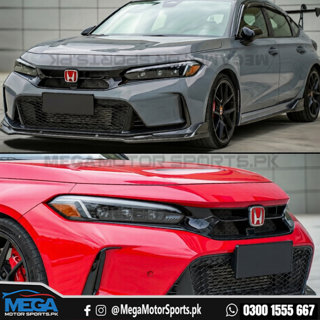 Honda Civic 11th Gen JS Racing Grill With Nose For 2022-2026