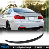 BMW 3 Series F30 Trunk Lip Spoiler Gloss Black