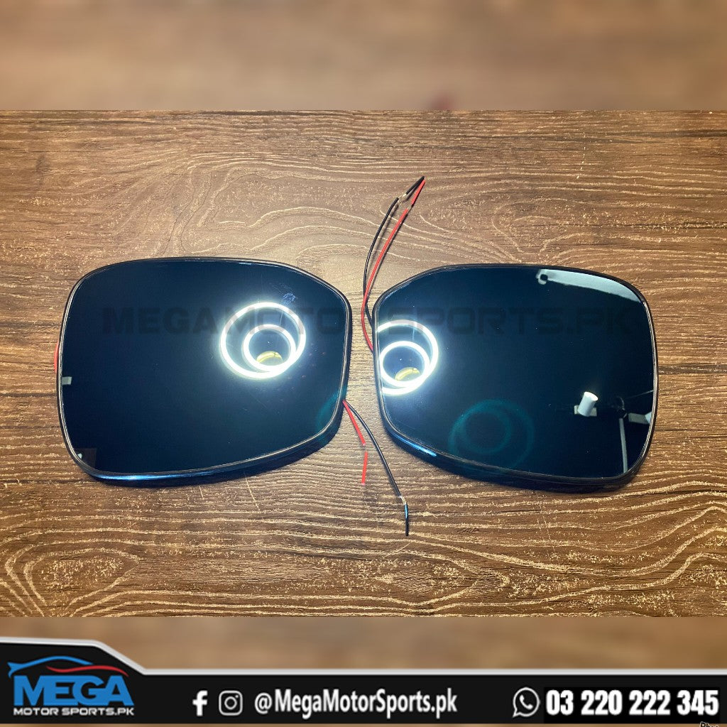 Honda Civic Rebirth Led Blue Side Mirror Wide Angle 2012-2015
