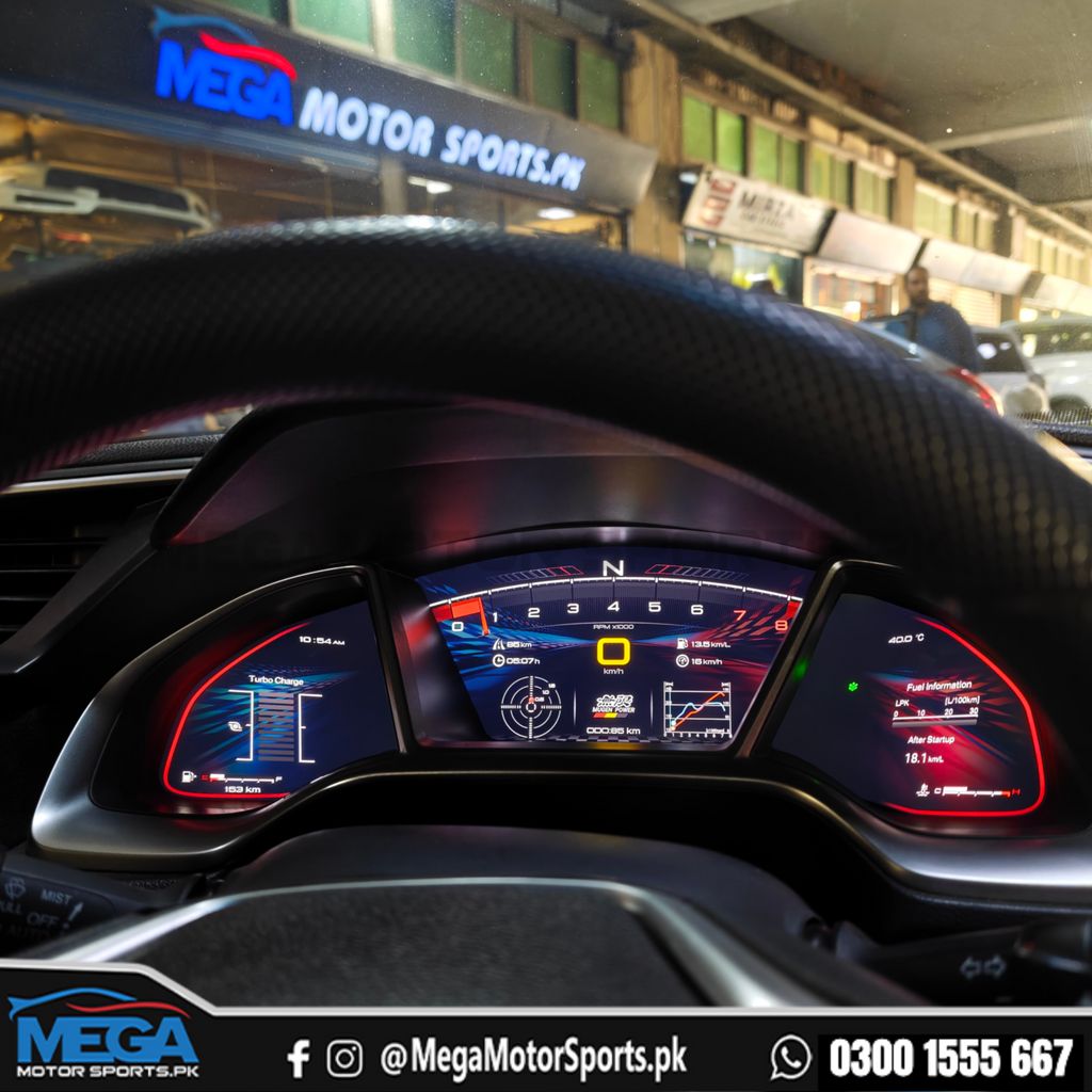 Honda Civic X Full Digital Instrument Cluster