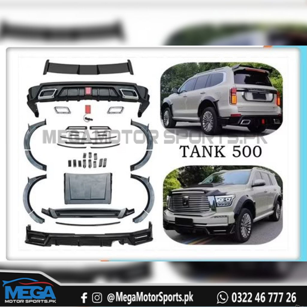 GWM Tank 500 Hurricane Style Body kit With Overfender For 2026+