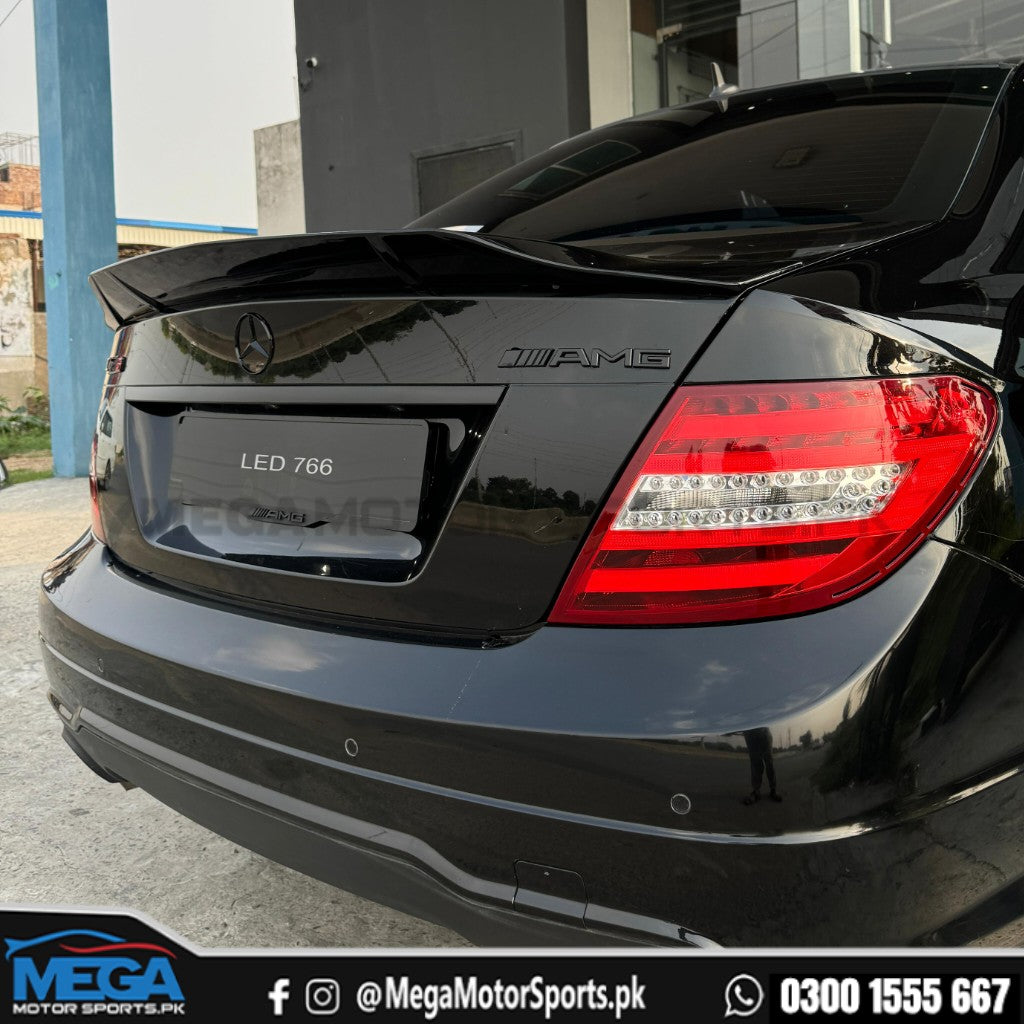 Mercedes W204 Facelift Tail Lights LED 2012 - 2014 – Mega Motor Sports