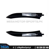 BMW 3 Series F30 Gloss Black Rear Bumper Side Skirts