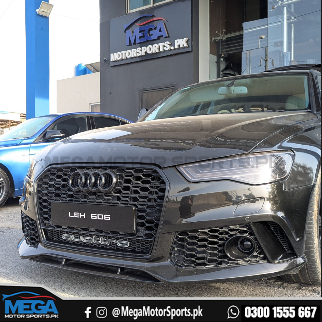 Audi A6 To RS6 Bodykit - Front Bumper and Diffuser