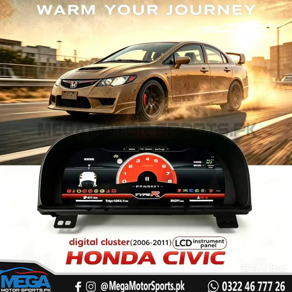 Civic Reborn Digital Cluster (Meter) 2006 - 2012