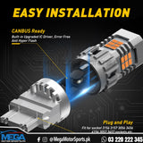 Canbus Orange Indicator Led Bulbs