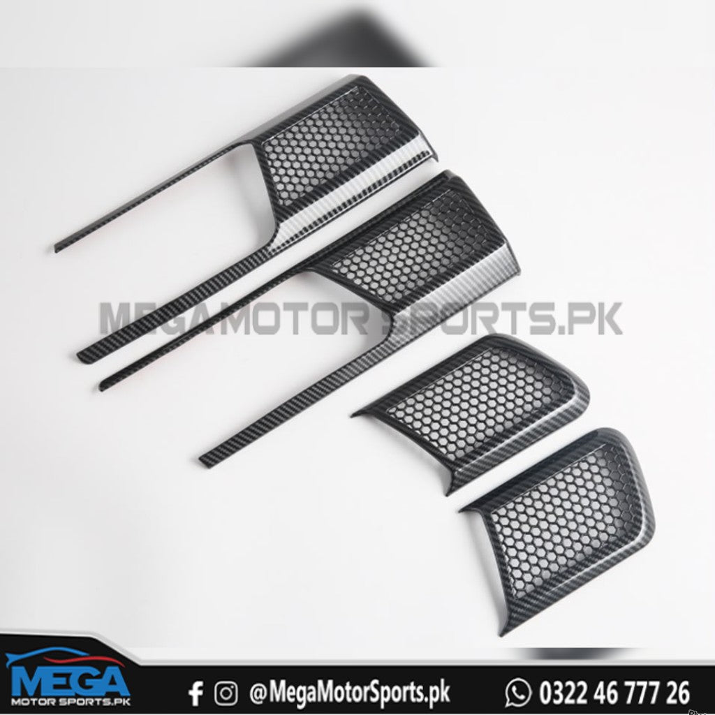 BYD Shark 6 Inner Door Handle Trim Carbon Fiber For 2025 2026