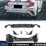 Honda Civic X FC 450 Rear Bumper (Separately) For 2016-2021