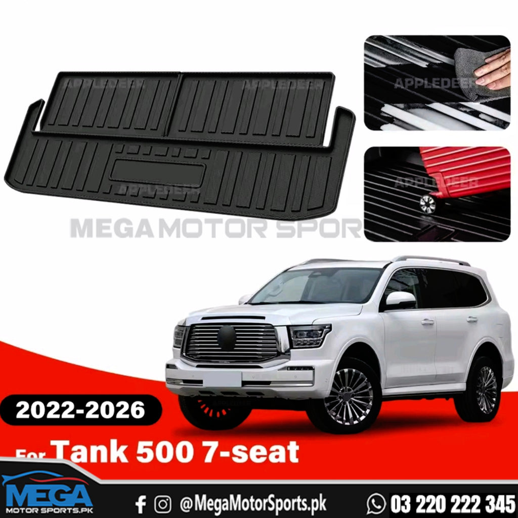 Tank 500 TPE PVC Trunk Mat  2026+ For 7 Seater