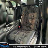 Velvet Black Soft Cushion Covers for Car Seats Smooth Ultra Comfort Cover 1pc