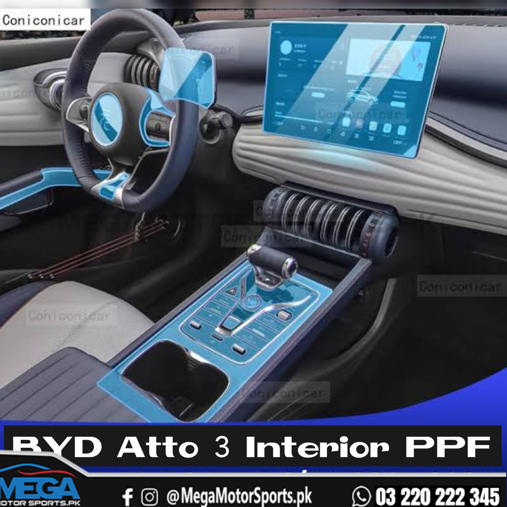 BYD Atto 3 Interior PPF TPU 2025 2026+