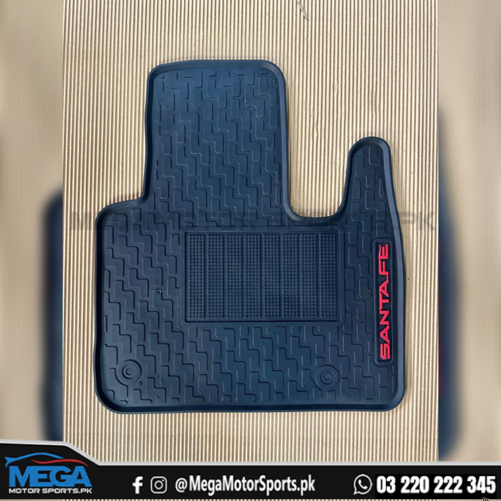 Hyundai Santa Fe Pvc Rubber Floor Mats For 2023-2026