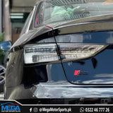 Audi A3 LCI Facelift Led Tail Lights Smoke For 2013-2020