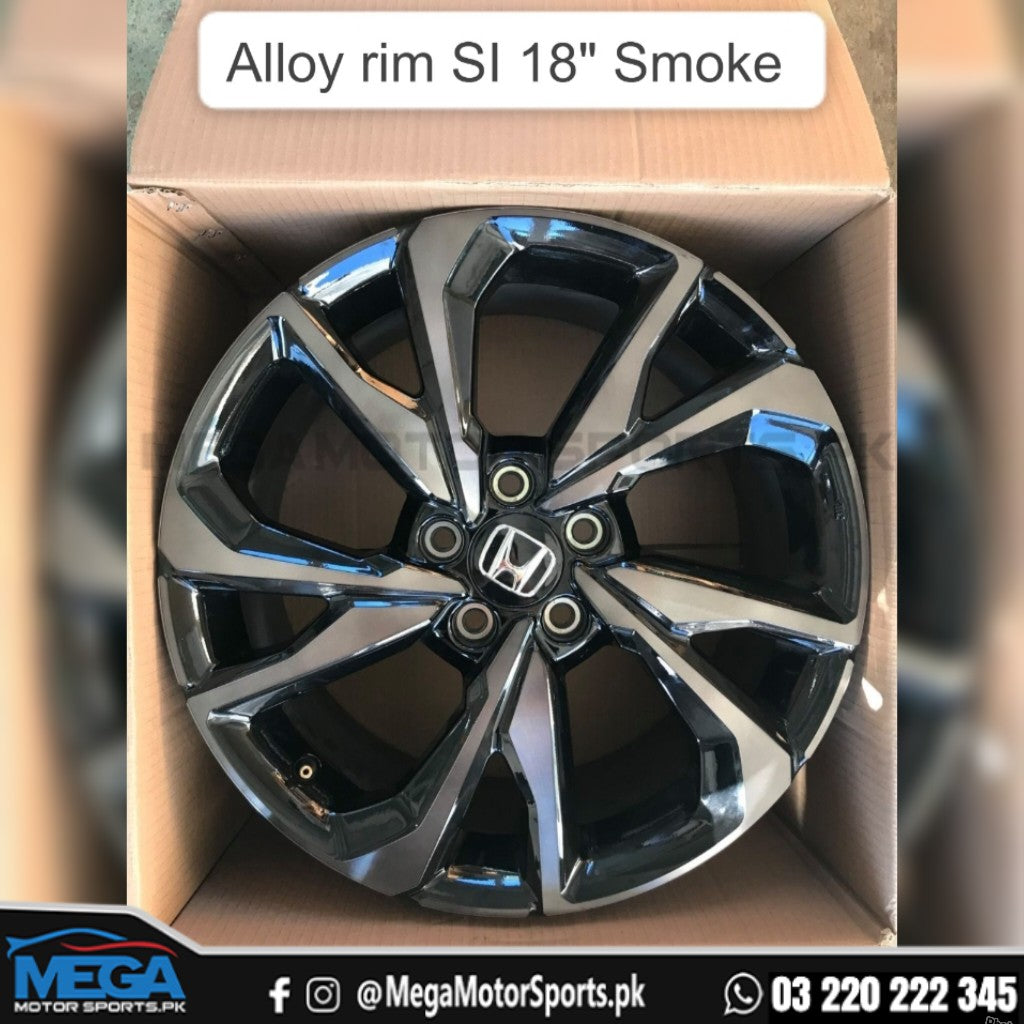 Honda Civic 11th Gen 18 Inch Si Rims Smoke 2022-2026