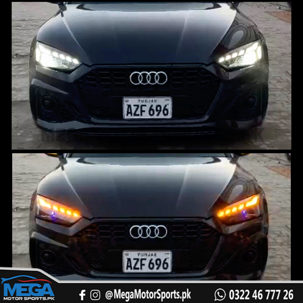 Audi A5 to RS5 Style LED Headlights 2017 - 2021