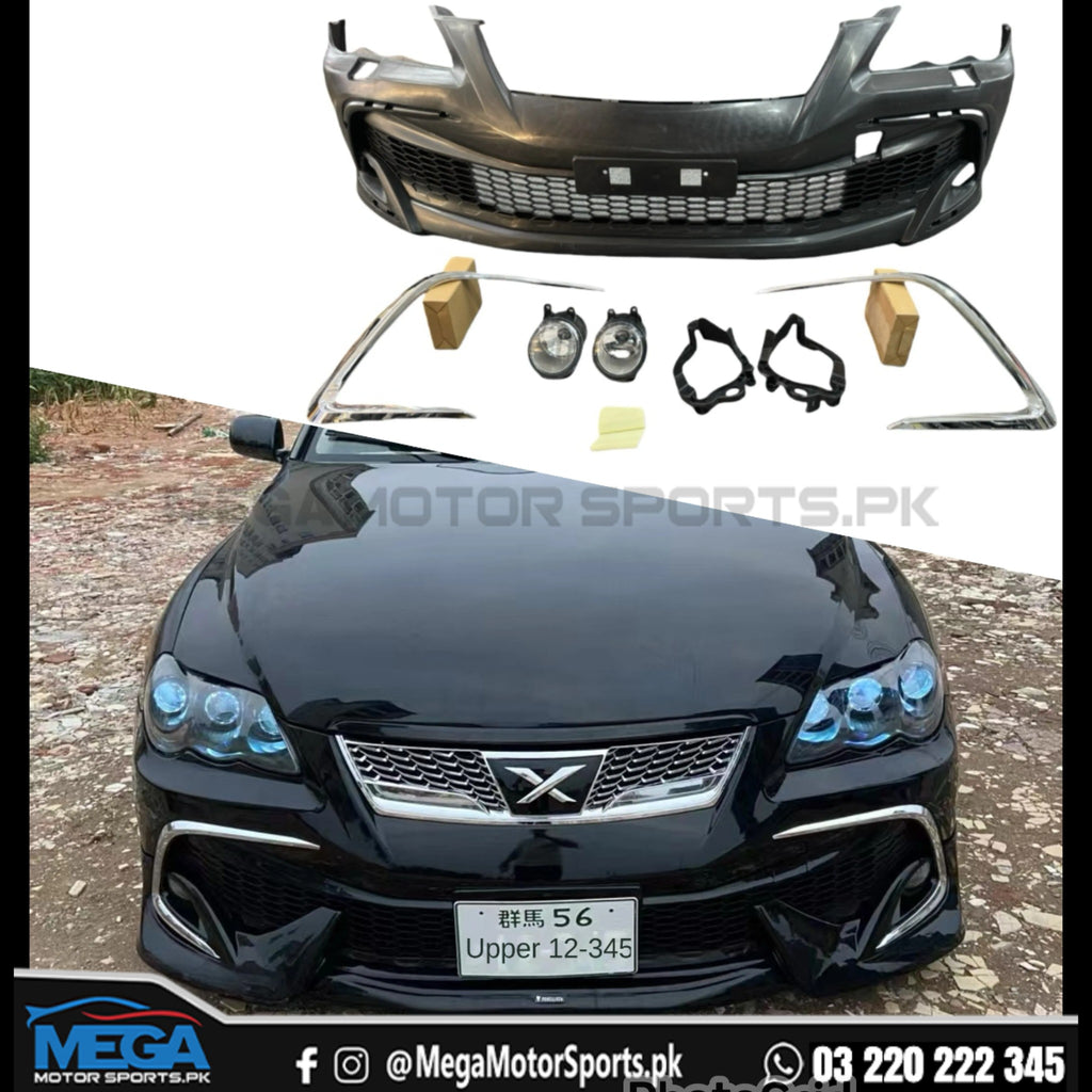 Toyota Mark X Facelift Style Front Bumper 2003 - 2007