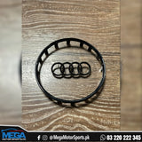 Audi A3 & A5 Steering Wheel Logo + Ring Gloss Black