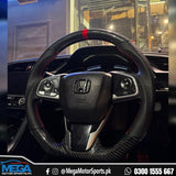 Honda Civic X Carbon Fiber Steering Wheel Model 2016-2020