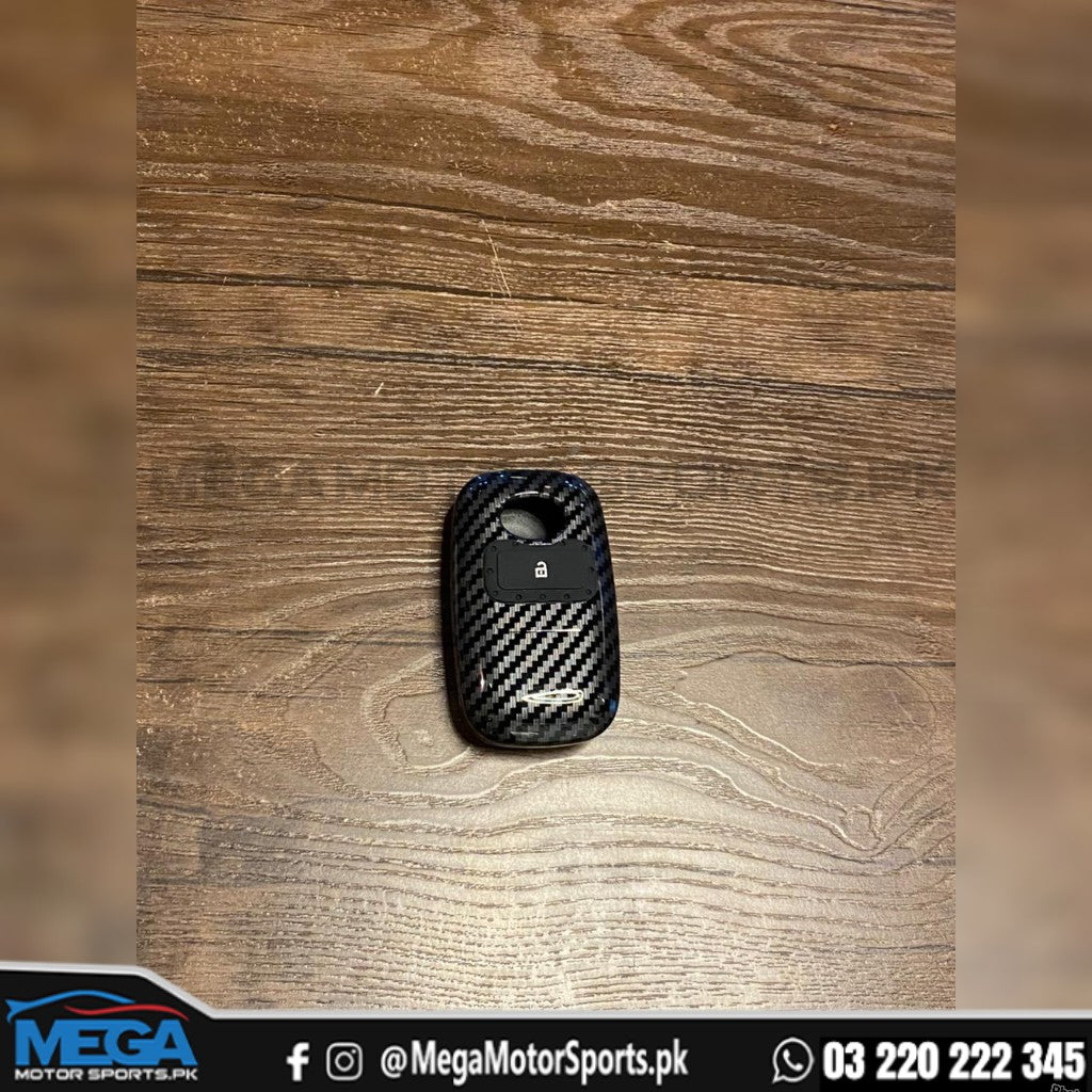 Toyota Raize Carbon Fiber Key Fob Key Cover For 2023-2025