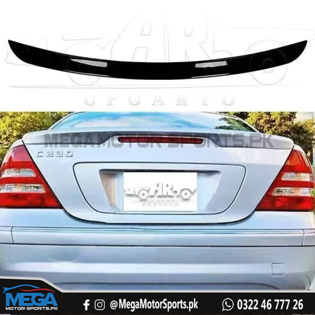 Mercedes W203 Trunk Lip Spoiler 2003 - 2007 C Class