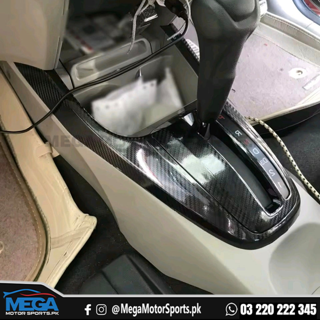 Honda City Gear Box Carbon Fiber Trim 2008 - 2020