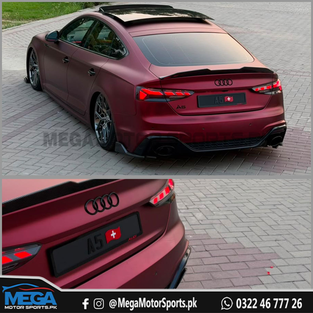 Audi A5 to RS5 Style LED Tail lights 2017 - 2021