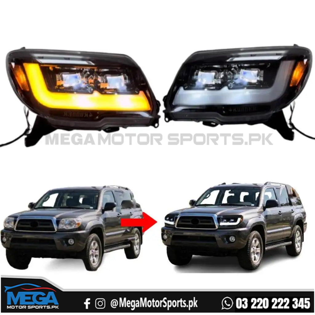 Toyota Surf Lava Style LED Headlights 2002 - 2008
