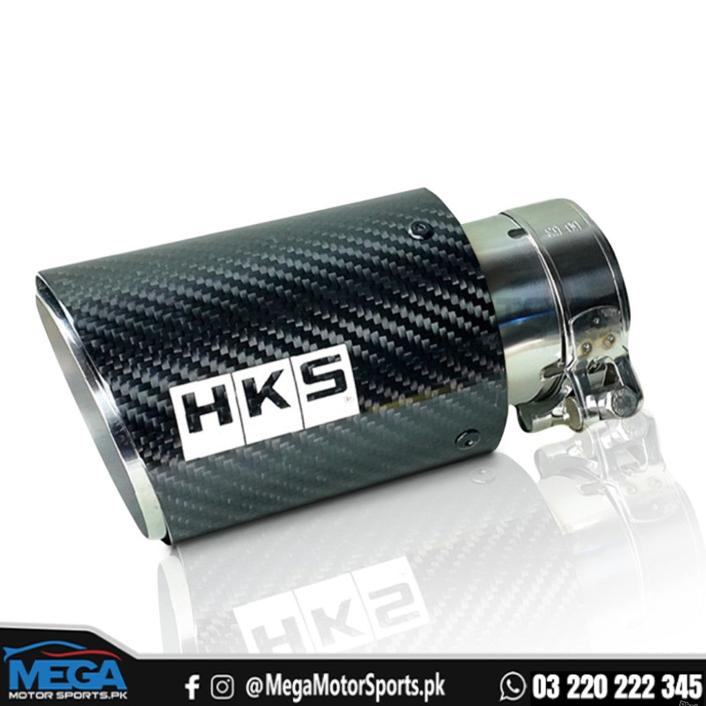 HKS Exhaust Tip Carbon Fiber (Single)
