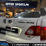 Toyota Corolla 2012 Front / Back & Side Logos / Emblem Matt Black For 2009-2013