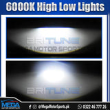 Toyota Yaris Facelift Fog Projector Light Bi Led Lens White / Yellow