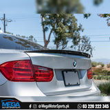 BMW 3 Series F30 Trunk Lip Spoiler Gloss Black