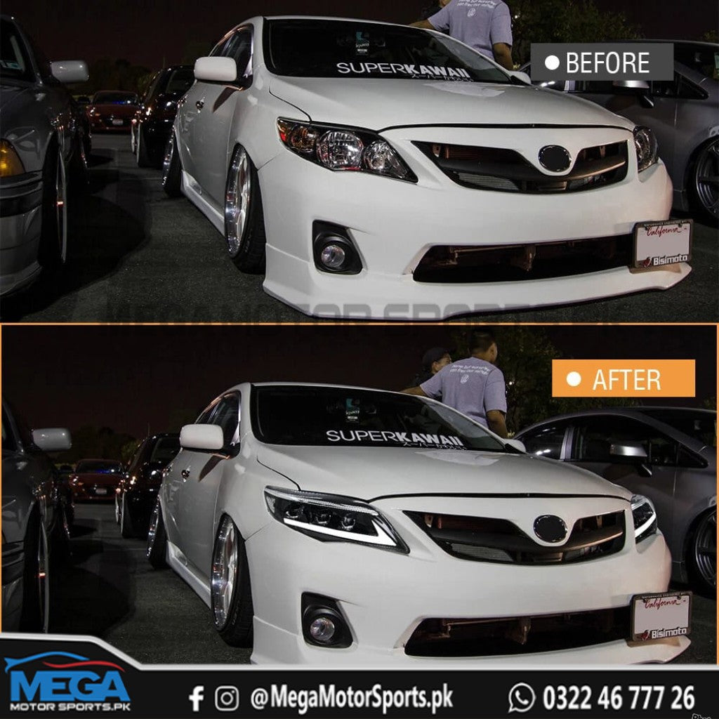 Toyota Corolla 2012 Three Projector Led Headlight