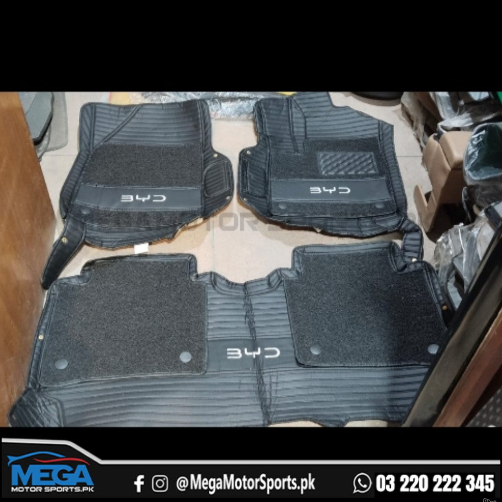 BYD Atto 3 10d Mats Black With Black Grass For 2025 2026