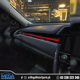 Honda Civic X Gloss Black Interior Ambient Lighting For 2016-2021