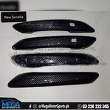 Hyundai Elantra Hybrid Carbon Fiber Door Handle Covers For 2025+