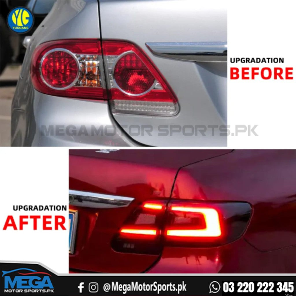 Toyota Corolla Lawa Style Led Tail Lights For 2009-2013