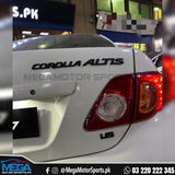 Toyota Corolla 2012 Front / Back & Side Logos / Emblem Matt Black For 2009-2013