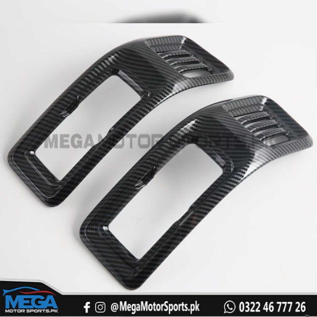 BYD Shark 6 Front Ac/Air Vent Outlet Carbon Fiber Trim For 2025 2026