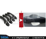 Toyota Yaris Matt Black Door Handle Covers 2019-2025