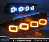 Honda Civic Bugatti Style DRL Fog Lamp  2016-2020