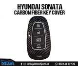 Hyundai Sonata Carbon Fiber Protection Key Cover / Key Fob For 2021 2022