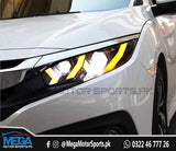 Honda Civic Lamborghini Style LED HeadLights Model 2016-2020