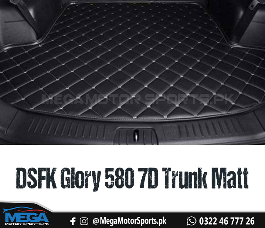 DFSK Glory 580 Pro Black 7D Trunk Matt For 2020 2021 2022
