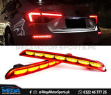 Honda Civic Rear Bumper LED Reflector DRLs For 11th Generation Civic 2022 2023