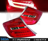 Honda Civic Rebirth LED Light Bar Tail Lamps Taiwan For 2013 2014 2015
