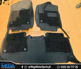 Haval H6 10D Black Horizontal Lining Floor Mats with Black Grass For 2020 2021 2022