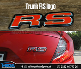 Honda Civic X Trunk RS Logo / OEM RS Logo For 2016 2017 2018 2019 2020 2021