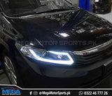 Honda Civic Rebirth D Shape LED Projector Headlights Taiwan For 2012 2013 2014 2015