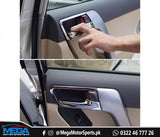 Toyota Land Cruiser Prado FJ150 Chrome Interior Door Handle Cover Trims 