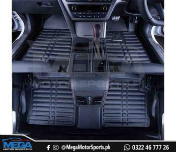 Honda Fit 5D Floor Mats Black 2014-2020